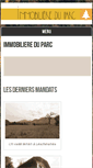 Mobile Screenshot of immo-parc.com